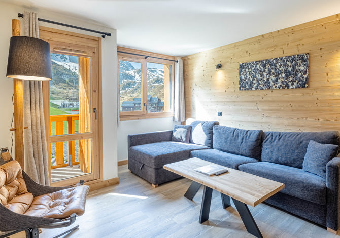 3 Kamer appartement 4/6 Personen met sauna - Résidence W2050 5* - Plagne - Belle Plagne