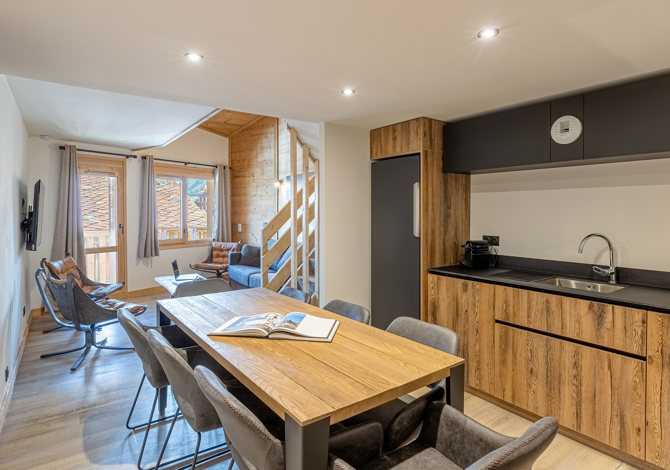 4 kamers 6/8 personen duplex met sauna - Résidence W2050 5* - Plagne - Belle Plagne