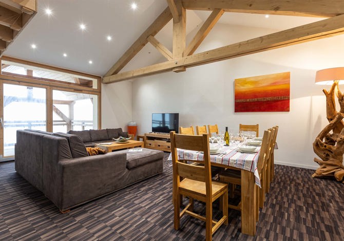 Appt. cabine Grand Renard 5 Kamers 14 Personen - residentie Chalets les Amis 4* - Peisey-Nancroix