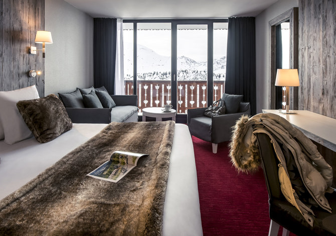 Superior Familiekamer 3 Personen met ontbijt - Hôtel Le Pic Blanc 4* - Alpe d'Huez