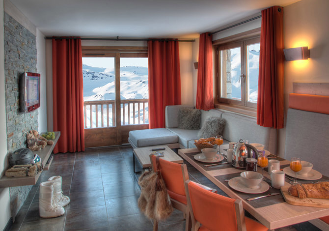 3 Kamer appartement 4 personen Roundhill - Residentie Montana Plein Sud 5* - Dutchweek - Val Thorens