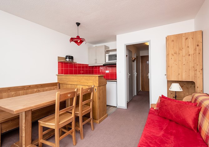 3 Kamer appartement 6 personen Roundhill - Residentie le Chamois d'Or 3* - Dutchweek - Val Thorens