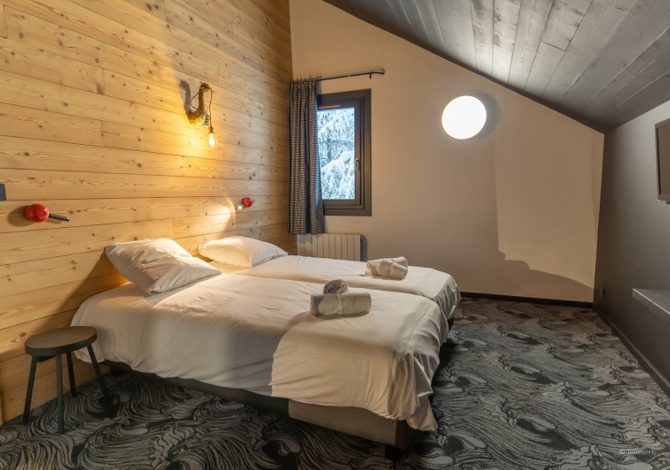 Kamer appartement 4 Personen Familie Standaard - Résidence Cristal Lodge - Serre Chevalier 1350 - Chantemerle