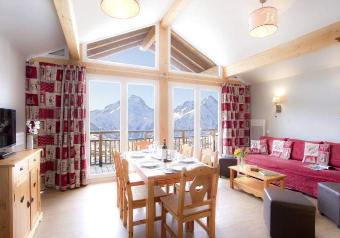 4 Kamers appt. cabine 10 Personen - Résidence Odalys L'Ours Blanc - Les Deux Alpes Venosc