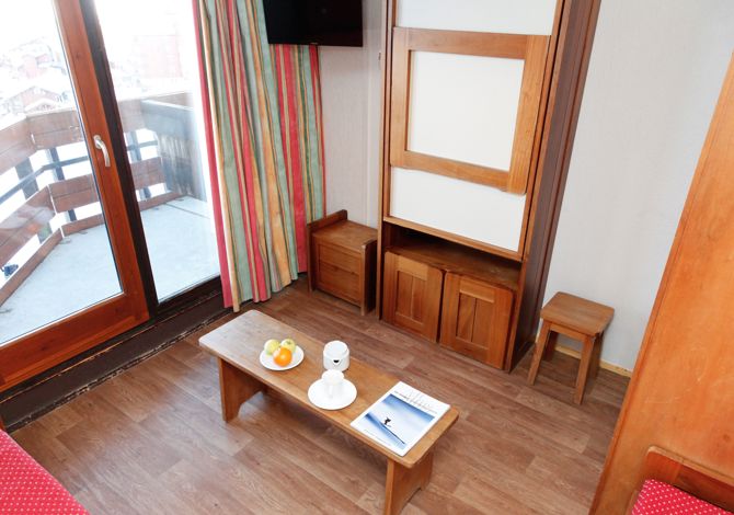 Studio cabine 4 personen - Résidence Odalys Tourotel - Val Thorens