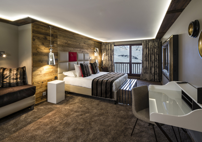 Luxe Kamer appartement 3 Personen met ontbijt - Hôtel Koh-I Nor 5* - Val Thorens
