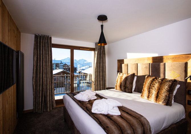 Suite Mezzanine 4 Personen op basis van halfpension - Hôtel Daria-I Nor 5* - Alpe d'Huez