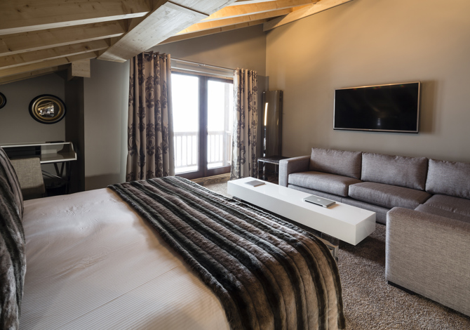 Suite Junior Superieur 4 Personen op basis van halfpension - Hôtel Koh-I Nor 5* - Val Thorens