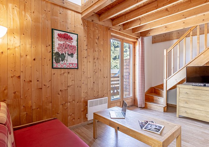 2-kamer appt. cabine - 3 t/m 7 personen - Résidence Madame Vacances Les Fermes de Saint Sorlin - Saint Sorlin d'Arves