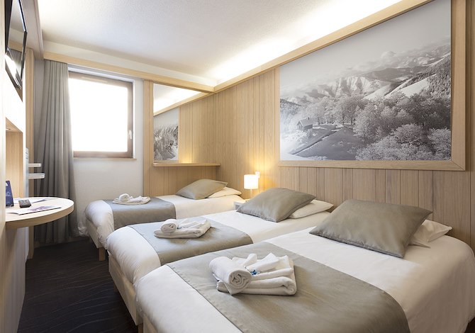 Superior kamer voor 3 personen, volpension - Hotel Club MMV les Bergers 4* - Alpe d'Huez