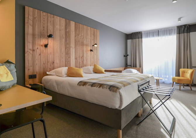 3-personens Superior kamer met ontbijt - Hôtel PlanB - Living Chamonix - Chamonix Sud