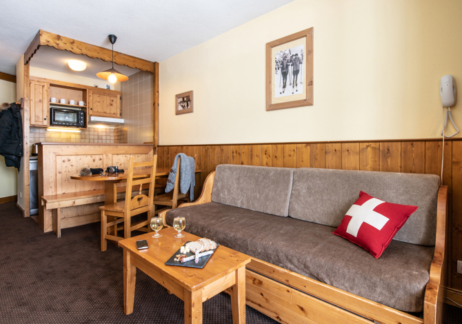 2 Kamer appartement 4 personen Privilège Snow & Co - Residence Le Cheval Blanc 3* - Dutchweek - Val Thorens