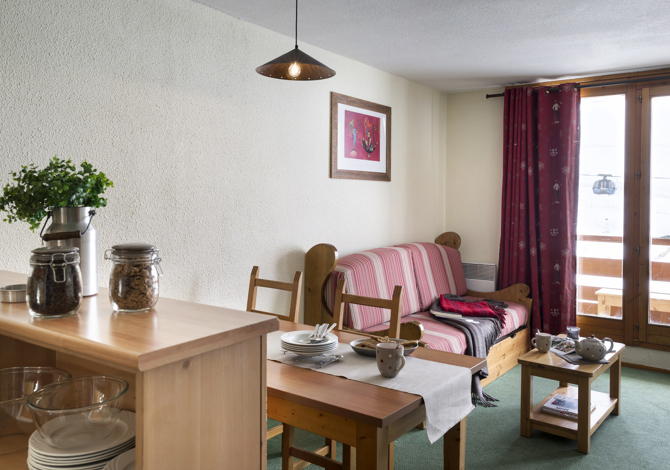 2 Kamer appartement Classique 4 pers. Ski Inn Dronten - Residence Le Cheval Blanc 3* - Dutchweek - Val Thorens