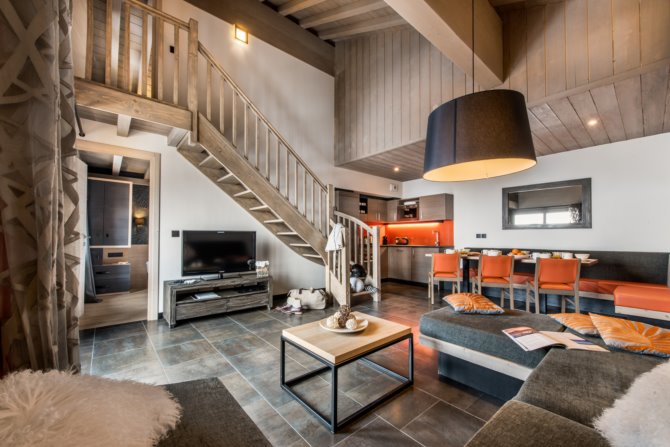 5-kamer appartement mezzanine - 4 t/m 8 personen - Résidence Montana Plein Sud 5* - Val Thorens