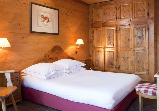 3-persoonskamer Zuid Balkon met ontbijt - Hôtel Carlina *** - La Clusaz