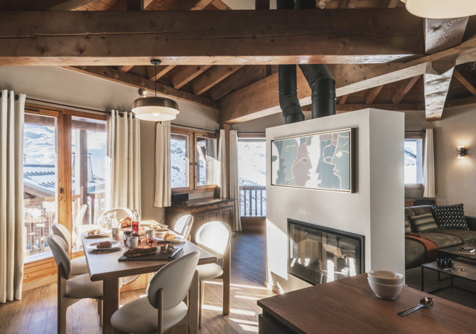 4 Kamer appartement 6 personen - Duplex Grand Comfort n° 12 Ski Experience - Residentie L'Oxalys 4* - Dutchweek - Val Thorens