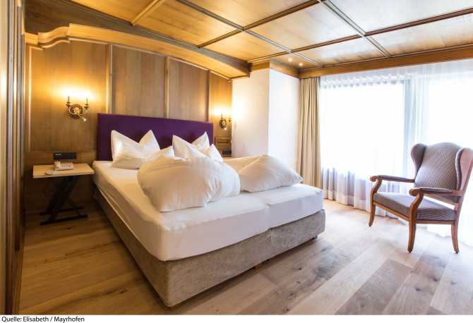 Kamer voor 1 volwassene 1 kind met Halfpension - Elisabethhotel Premium Private Retreat ****S - Mayrhofen