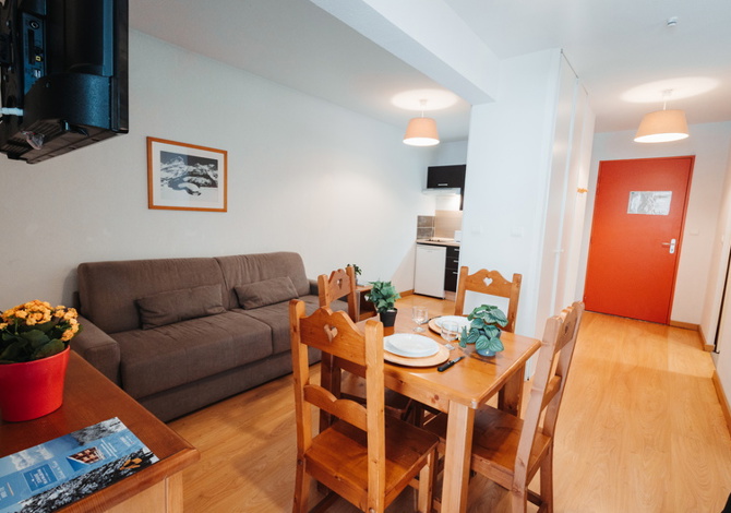 2 kamers 4 personen met airconditioning - Résidence Vacanceole Le Domaine de la Vallée d'Ax 3* - Ax les Thermes