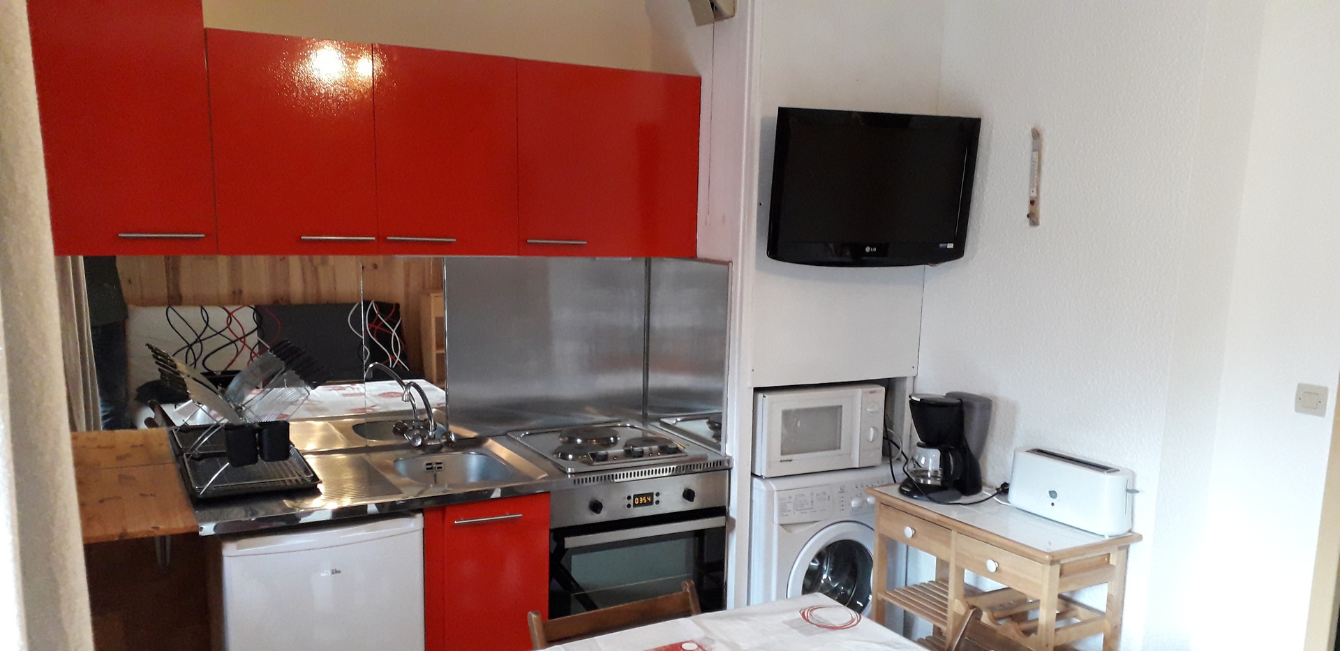 Studio cabine - 2 t/m 4 personen - Appartements La Croix Du Sud - Valloire