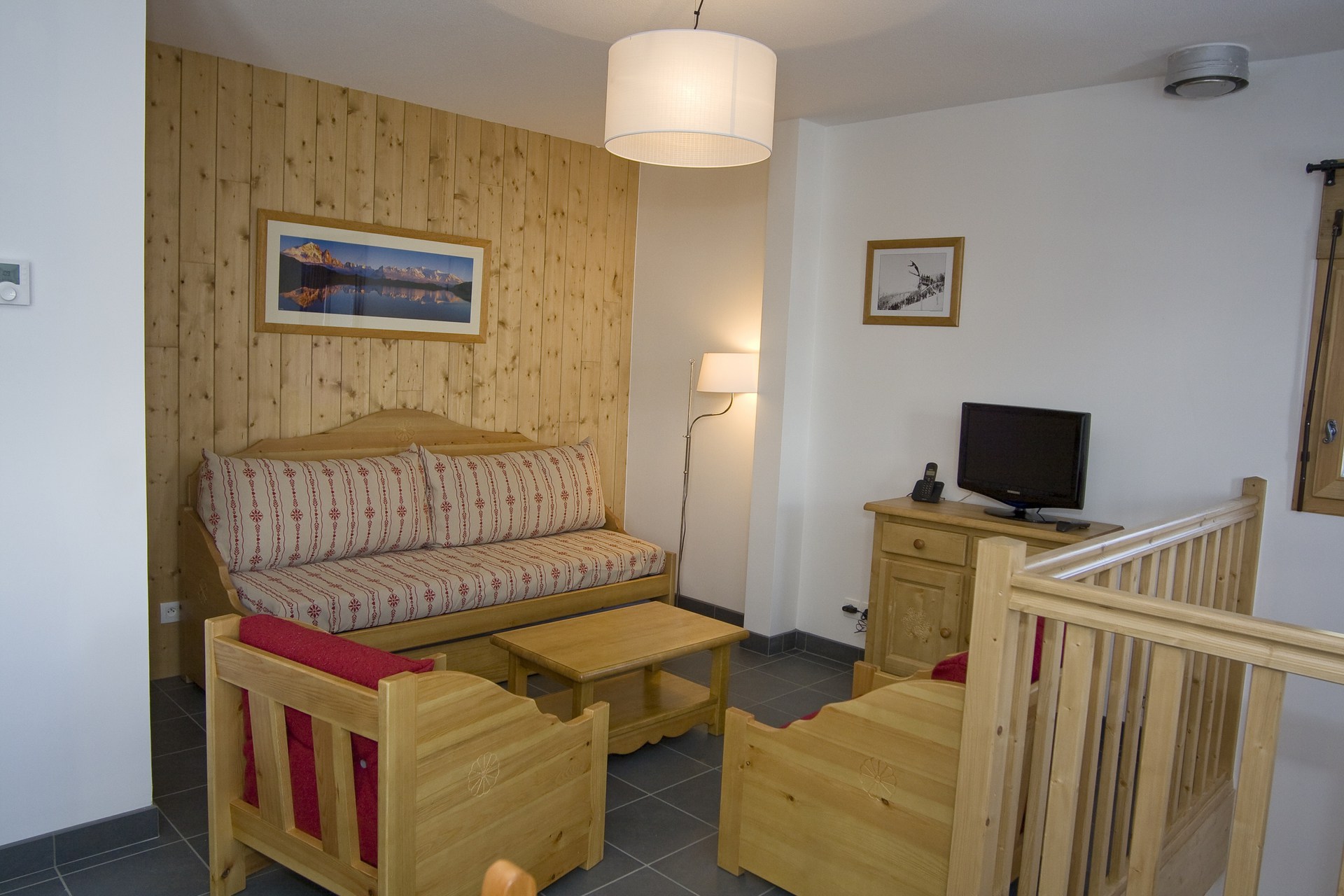 3 Kamer appartement 6 Personen Classique ARCHB122 - Appartements Les Fermes De L'archaz - Valloire