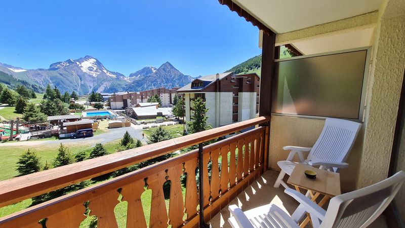 Studio 4 personen met bergzicht en uitzicht op skipistes - Studio Gioberney N°17 - ST4 - Les Deux Alpes Centre