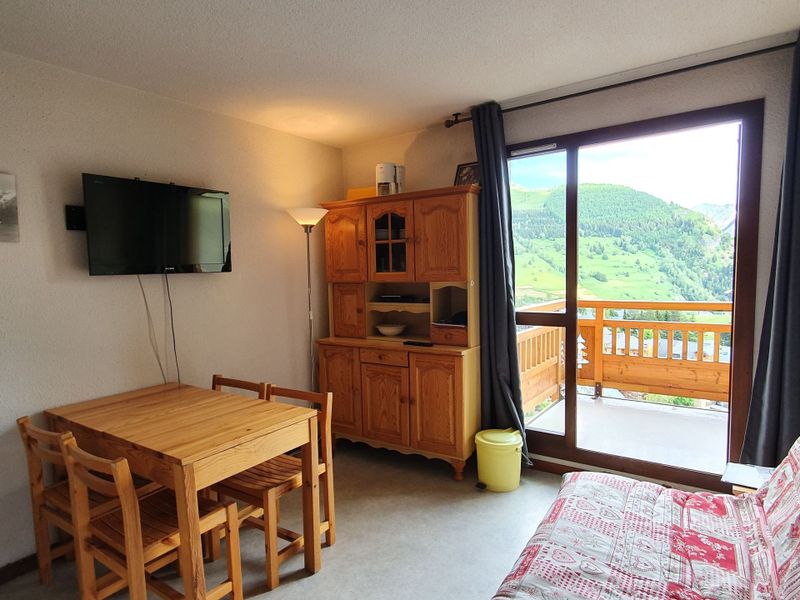 2 kamer 6 mensen uitzicht op de bergen en uitzicht op de skipistes - Flat Pleiades N°D137 - 2P6 - Les Deux Alpes Soleil