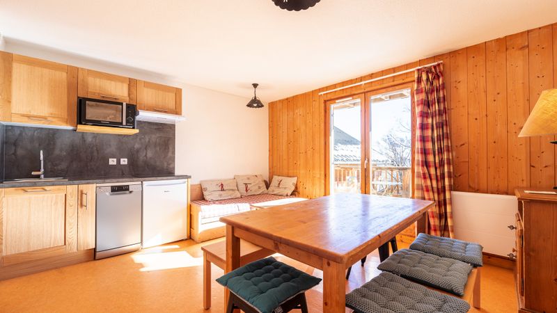 3 kamer appartement 6 personen uitzicht op de bergen - Flat LES BICHES N°78 - 3P6 - Saint Sorlin d'Arves