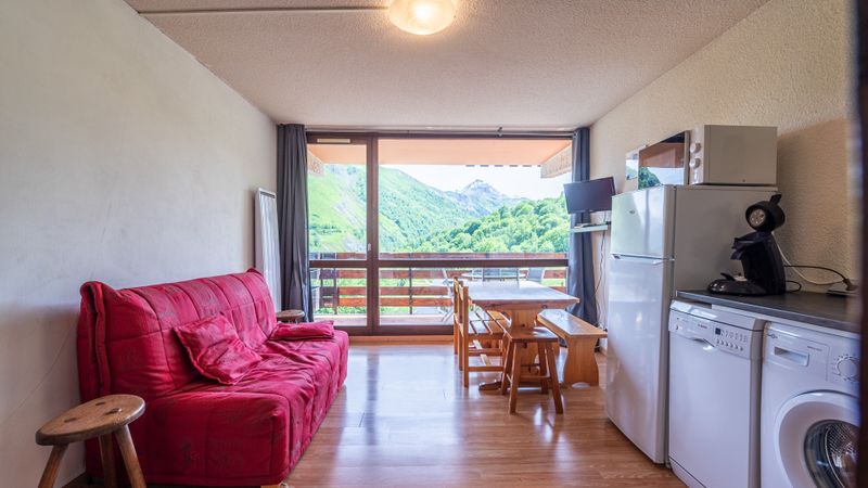 2 kamer appartement 7 personen met berg- en skipistes uitzicht - Studio PLEIN SUD N°61 - ST7 - Saint Sorlin d'Arves