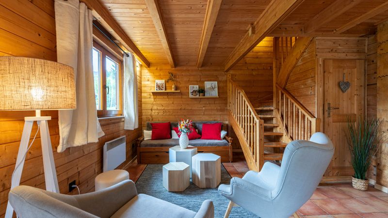 4 kamer 8 mensen uitzicht op de bergen - Chalet Bois de Champelle N°17 - 4P8C - Morillon 1100 Les Esserts