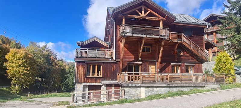 5 kamer 10 mensen uitzicht op de bergen en uitzicht op de skipistes - Chalet Chalet Coop N°A - 5P10 - Les Deux Alpes 1800