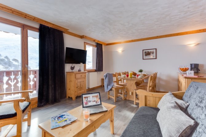 3-kamer appartement met slaapnis - 4 t/m 8 personen - Résidence Les Chalets de l'Adonis 4* - Les Menuires Bruyères