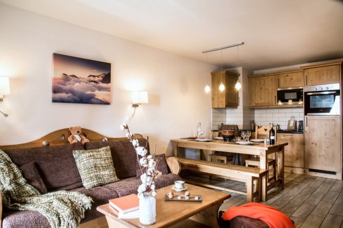 3 Kamer appartement 6 Personen C41 - Résidence Les Grandes Alpes **** - La Clusaz