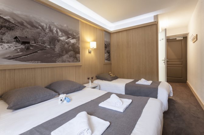 Kamer appartement 3 volwassenen op basis van volpension - Hotel Club MMV les Bergers 4* - Alpe d'Huez