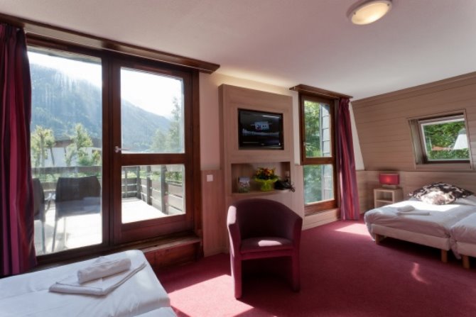 Kamer 4 personen Escapade - Hôtel Club MMV Saint Gervais Monte Bianco 3* - Saint Gervais Mont-Blanc