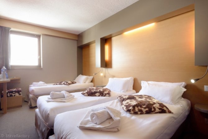 Kamer appartement voor 3 personen Escapade - Hotel Club MMV Altitude 4* - Les Arcs 2000