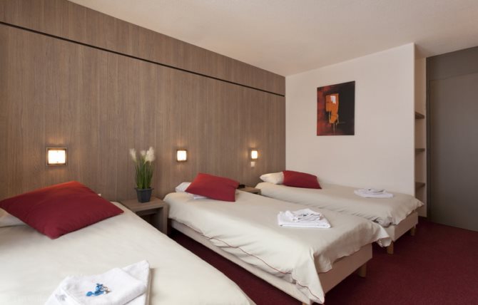 Kamer appartement 3 personen Escapade - Hotel Club MMV Les Mélèzes 4* - Les Arcs 2000