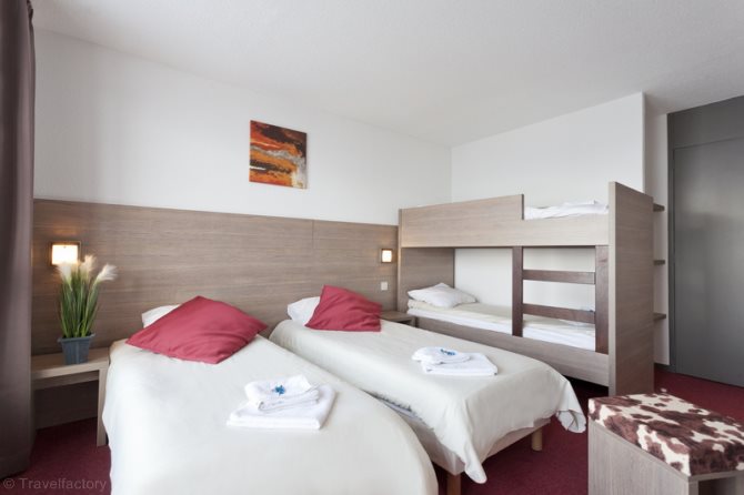 Kamer 4 personen Escapade - Hotel Club MMV Les Mélèzes 4* - Les Arcs 2000