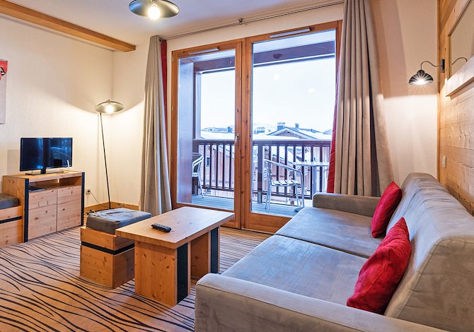 2-kamer appartement - 2 t/m 4 personen - Résidence Lagrange Vacances Les Chalets d'Emeraude 4* - Les Saisies