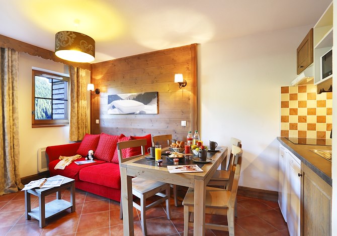 2 Kamer appartement 2/4 personen - Résidence Nemea Le Grand Lodge - Châtel