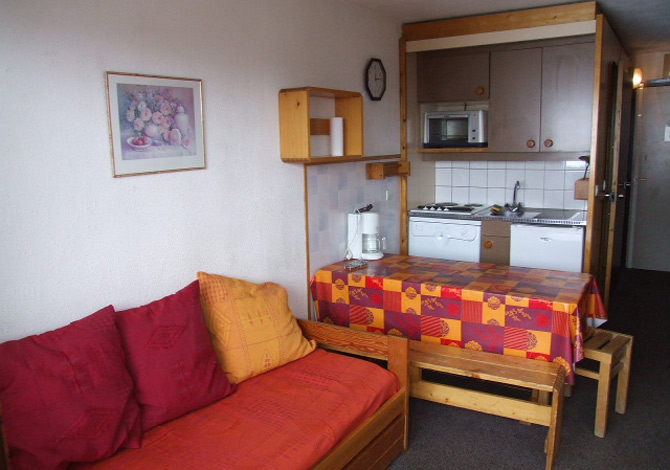 Studio cabine 4 personen 413 - Flats ARCELLE - Val Thorens
