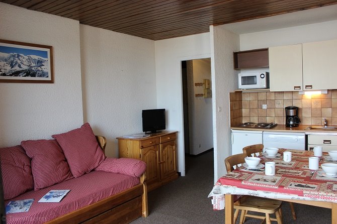 2 Kamer appartement 6 personen Type A 44 - Flats ETERLOUS - Val Thorens