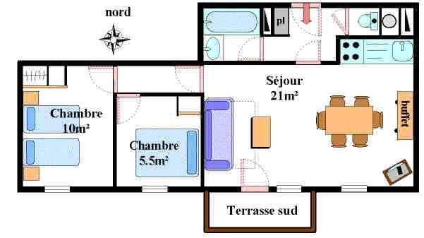 Appartements Les Essarts - Val Cenis Lanslevillard