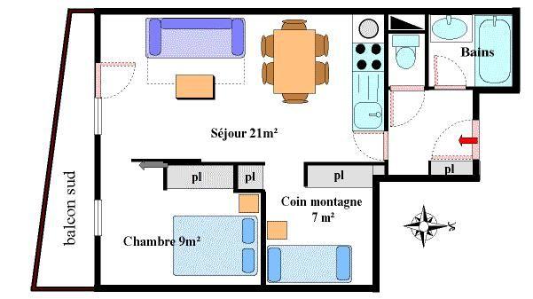 Appartements Les Essarts - Val Cenis Lanslevillard