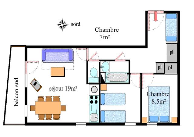 Appartements Les Essarts - Val Cenis Lanslevillard