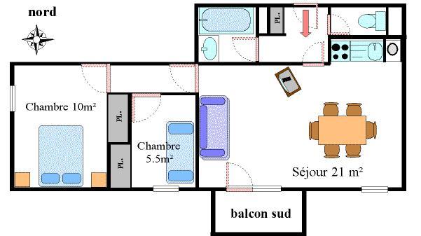 Appartements Les Essarts - Val Cenis Lanslevillard