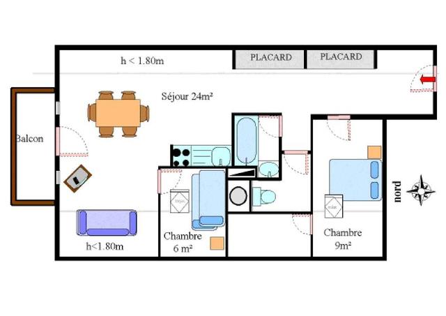Appartements Les Essarts - Val Cenis Lanslevillard