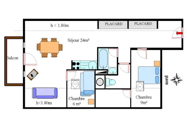 Appartements Les Essarts - Val Cenis Lanslevillard