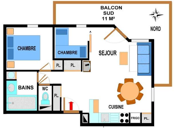 Appartements Bonheur Des Pistes - Val Cenis Les Champs