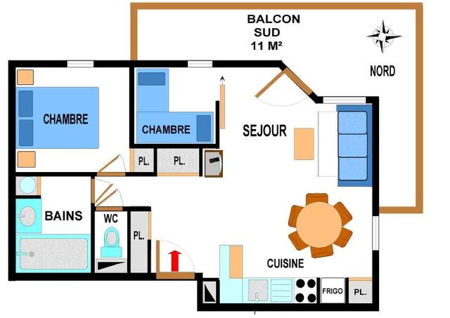 Appartements Bonheur Des Pistes - Val Cenis Les Champs