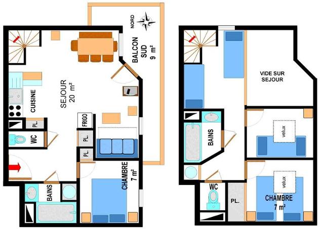 Appartements Bonheur Des Pistes - Val Cenis Les Champs